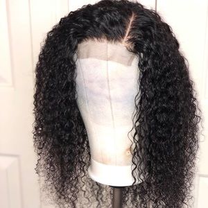 22” - Malaysian kinky curly wig (4x4 Lace Closure)